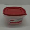 Rubbermaid Easy Find Lids Food Storage Container, 14 Cup, Racer Red