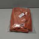 RYB HOME Short Blackout Curtains for Small Window, Sunmmer Heat Light Blocking Privacy Protection Curtains for Sunroom Laundry Room Stair Window, Width 52 by Length 36, Burnt Orange, Set of 2