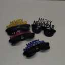 Happy New Year Glasses Pack of 4 – Glitter Party Sunglasses for Adults & Kids 2026 Celebration Supplies