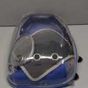 Cat Backpack Carrier, Pet Cat Carrier with Ventilated Design for Carrying Puppy Cats, Pet Carrier Backpack for Traveling/Hiking/Camping/Outdoors Airline Approved Travel Carrier (Blue)
