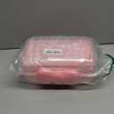 Hair Accessories Organizer for Girls Headbands, Clips, Ties Baby Girl Supplies, Lockable Three-layer Folding Craft Organizers and Storage Plastic Jewelry Box,10.8 * 5.9 * 5.7in (Pink)