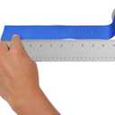 Westcott 10414 Stainless Steel Metal Ruler with Non-Slip Cork Base, 6 in