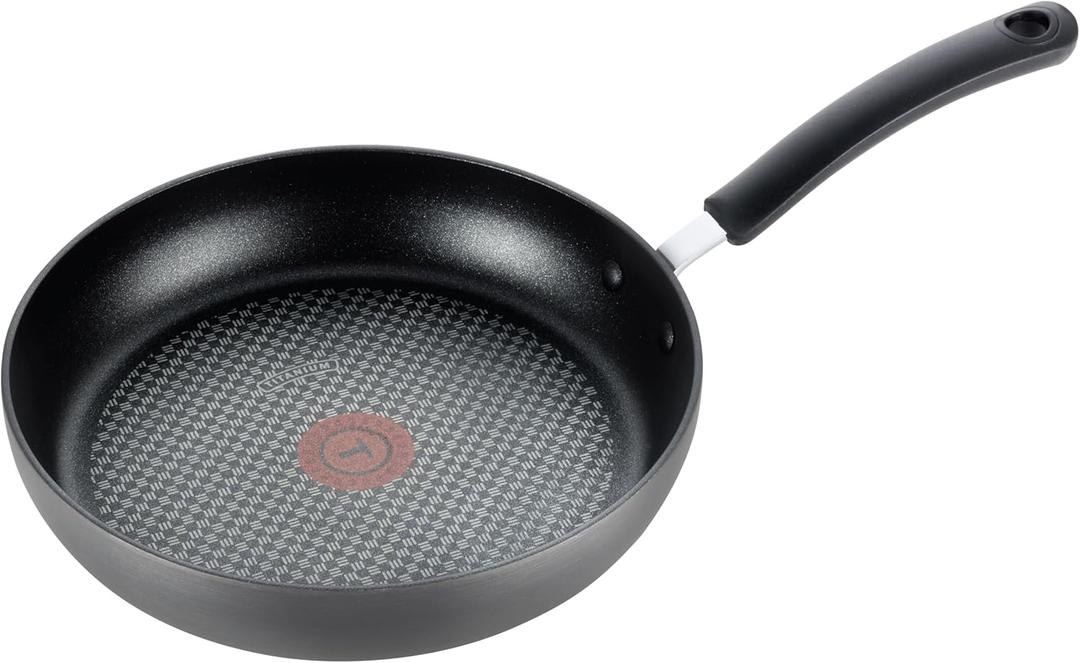 T-fal Ultimate Hard Anodized Nonstick Fry Pan 10.25 Inch Oven Safe 400F Cookware, Pots and Pans, Dishwasher Safe Black