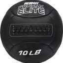 Champion Sports Rhino Promax Elite Slam Ball Soft Shell, Non-Slip Grip, Multiple Weights , 14 Diameter, for Weightlifting, Plyometrics, Cross Training & Home Gym Fitness (10 Pounds)