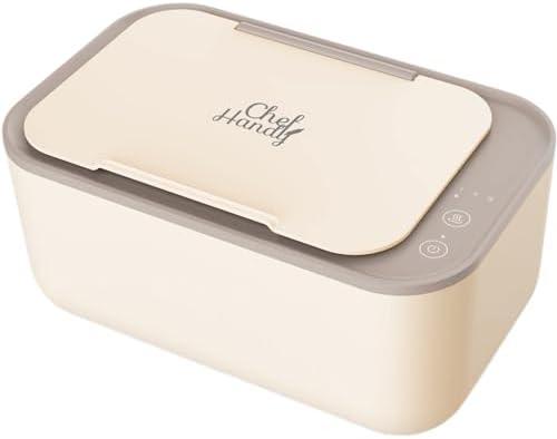Baby Wipe Warmer, Wipe Warmer and Baby Wet Wipes Dispenser, 3 Mode Temp Control, Large Capacity, Evenly Overall Heating, Silence for Babies, Portable Diaper Wipe Warmer with Changing Light (Yellow)