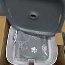 Veken Innovation Award Winner 95oz/2.8L Cat Water Fountain with Stainless Steel Lid, Automatic Pet Fountain Dog Water Dispenser with Replacement Filters for Cats, Dogs (Silver, Stainless Steel)