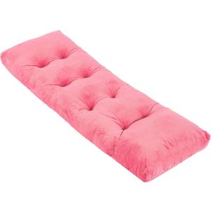Bench Cushion, Non-Slip Tufted Bench Cushions for Swing, Shoe Storage, Window Seat (45"x18", Pink)