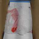 Amazon Basics 13 Gallon Tall Kitchen Drawstring Trash Bags, Flextra Strength, Tear Resistant, Puncture Resistant, 10% Post Consumer Recycled, 90 Count, White