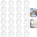 2 x Double Sided Tape 24pcs Dots Adhesive Tape Tacky Putty, Clear Tack Sticky Putty, No Trace, for Fridge Stickers, Fixing Office Ornaments, Pasting DIY Crafts, Festival Decorations Accessories