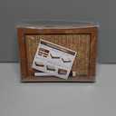 2025 New Cash Vault Wooden Savings Box, Wooden Cash Saver Money Box, Money Box with Counter, Wooden Money Saving Challenge Box with Money Target and Numbers for Boys and Girls (5000)