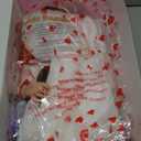Vollence 19 inch Silicone Baby Dolls Girl Weighted 7.26 lb,[NOT Vinyl],Silicone Full Body Reborn Realistic Lifelike Real Life Newborn Soft Babies with Feeding Kit & Gift Box for Kids Age 3+