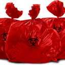 Oakridge Heavy Duty 40 Gallon Biohazard Waste Disposal Bags (Roll of 10) - Professional Grade