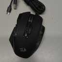 Redragon Wireless Gaming Mouse, MMO Gaming Mouse UP 16,000 DPI, 16 Macro Programmable Buttons, RGB Rechargeable with 12 Side Buttons, 70Hrs for PC Laptop MOBA FPS, M901P-KS (black)
