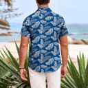 COOFANDY Mens Hawaiian Shirts Short Sleeve Casual Button Down Beach Vacation Summer Shirt (XXXL)
