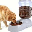 Automatic Dog Feeders,3 Gallon Capacity Gravity Food Dispenser for Large Dogs,Automatic Dog Feeder Large Breed, Pet Feeder Station Food Dispenser