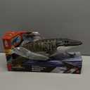 Mattel Jurassic World Rebirth Bite N Blast Mosasaurus Action Figure & Mini Dilophosaurus, Wide Jaw Dinosaur Toy, Movie-Accurate Posable, Digital Play