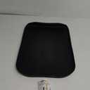 Silicone Pet Feeding Mat with Raised Edge for Food and Water, Dog Bowl Mats, Cat Bowls Placemat with High Lip for Floor Waterproof, Rubber Tray for Cats and Dogs 22 x 14 x0.8 Black