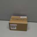 Small Wicker Basket with Lid, Gray Paper Rope Woven Storage Basket with Removable Liner, Stackable Shelf Bin for Bathroom, Closet, Dresser (S-7"4.3"3", Grey)