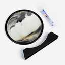 3D Moving Sand Art Picture Round Glass Deep Sea Sandscape In Motion Display Flow