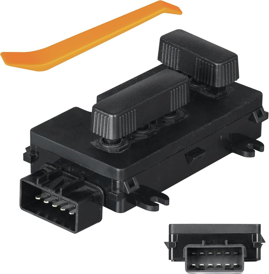 Power Seat Switch Adjust Switch 8 Way Driver Side Left 12450166 Compatible with Chevrolet Silverado Avalanche 1999-2007, GMC Sierra Yukon, Cadillac Escalade Replace OE 901-202 PSW15 SW7123