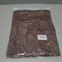 Fall Spring Trendy Workout Dressy Womens Work Tops Casual Cotton Long Sleeve O Neck Shirt Work Out Tops Gym for Women Loose Fit Tee Shirts Vintage Soft Comfortable Basic Blouse for Leggings Brown Medium