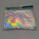 NPLUX Holographic Mylar Bags Resealable Smell Proof Bags for Packaging and More - Resealable Bags for small business(50PACK, 5.5x8INCH)