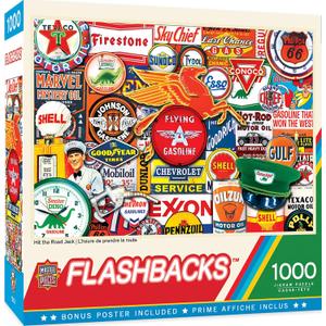 MasterPieces - 1000 Piece Jigsaw Puzzle, Hit the Road Jack, Fun for Adults, Family, Kids, Non-Glare Finish, 19.25" x 26.75"
