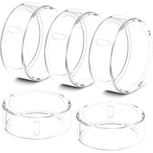 5 Pack Ring Cover Compatible with Oura Ring Gen 4/Oura Ring Gen 3 Horizon/Heritage, Abrasion-Resistant TPU Case for Oura Ring Protector Accessories for Oura Size 8