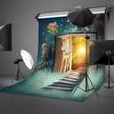 Fairy Tale Background for Photo 5x7ft Children Theme Book World Elephant Zebra Photography Backdrop Studio Props Wall LY033