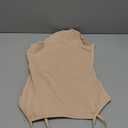 Stelle Women's Short Sleeve Leotard for Ballet Dance Costumes Scoop Neck Sleeveless Double Lined Bodysuit (Beige, M)