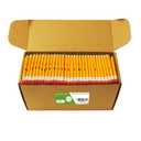 S & E TEACHER'S EDITION 600PCS 4'' Golf Pencils Pre-sharpened, Break-Resistant Lead No. 2 Half Pencils with Eraser Tops, 2 HB pencil, Back to school, 600/Box.