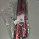 NESCCI Matte Metal Red Wrapping Paper, Solid Color Paper-2 Roll,17 Inches X 32.8 Feet Per Roll,Gift Wrapping Paper, Perfect for Wedding,Valentine's Day, Birthday,Baby Shower,DIY Bouquet