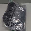 DREAHOTEXTIL Dining Chair Covers,Seat Covers for Dining Room Chairs Set of 4, Stretch Jacquard Kitchen Chair Covers,Removable Washable Dining Room Chair Seat Cover,Chair Slipcovers Protector (Black)