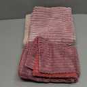 MIULEE Pink Spring Throw Pillow Covers 16x16 Inch Set of 4 Boho Farmhouse Cushion Cases Decorative Gradient Pillow Cases Corduroy Striped Home Decor for Couch Sofa Living Room Bed Valentine Decor