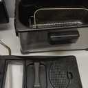 Elite Gourmet EDF-3500 Electric Immersion Deep Fryer. Removable Basket, Timer Control Adjustable Temperature, Lid with Viewing Window and Odor Free Filter,Stainless Steel,3.5 Quart / 14 Cup