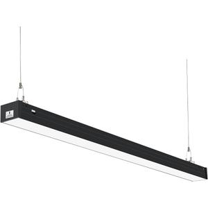 DAKASON 4FT Linkable LED Linear Light, 40W Billiard Pool Table Lighting, Commercial Linear Lighting Fixture for Office, 4 LED Tube Lights for Warehouse, 3CCT, Dimmable 1Pack (Black)