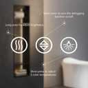 Sweetcrispy 20.1"x28.1" 1Smart Anti-Fog LED Bathroom Mirror with Front Light & Backlit, 3 Color Temperatures, Dimmable, Memory Function, Rectangle Modern Vanity Mirror