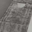 HOMEIDEAS Bathroom Rugs Sets 3 Piece, Super Soft and Absorbent Non Slip Microfiber Toilet Bath Mat with U-Shaped (Grey) (1'4" x 2'8" (16"x24"+20"x32"+U Shape 20"x24"))