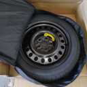 YIFSPARE Spare Tire Kit Compatible with 2017-2026 Civic- Includes 17x4 Black Rim, 135/80R17 Spare Wheel, 25.5” Rolling Diameter, Includes car Jack kit and tire Carrying Case