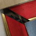 Suede 18x24 Frame - Single Frame, Elegant Red 18 x 24 Poster Frame, 18x24 Picture Frame for Artwork, Puzzles, Photos, and Movie Posters