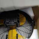 18" Brushless Cordless Floor Fan Compatible with Dewalt 20V Max Battery | 2500CFM Quiet Industrial Fan with AC Adapter, 5 Speeds 360Tilt Portable Metal Shop Fan for Garage Jobsite Camping(Tool Only), 18in