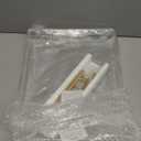 11"x14" Clear Acrylic Serving Tray with Golden Handles, Sturdy Huge Capacity Acrylic Tray for Coffee, Juice, Kitchen and Desk Organizer (11"x14")