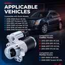 Tutor Auto 17986N New Starter Motor Replacement Compatible with Chevy Traverse 09-17, Impala 12-20, GMC Acadia 07-16, Buick Enclave Lacrosse, Cadillac SRX XTS STS, Pontiac Saturn Suzuki, 3.0L 3.6L
