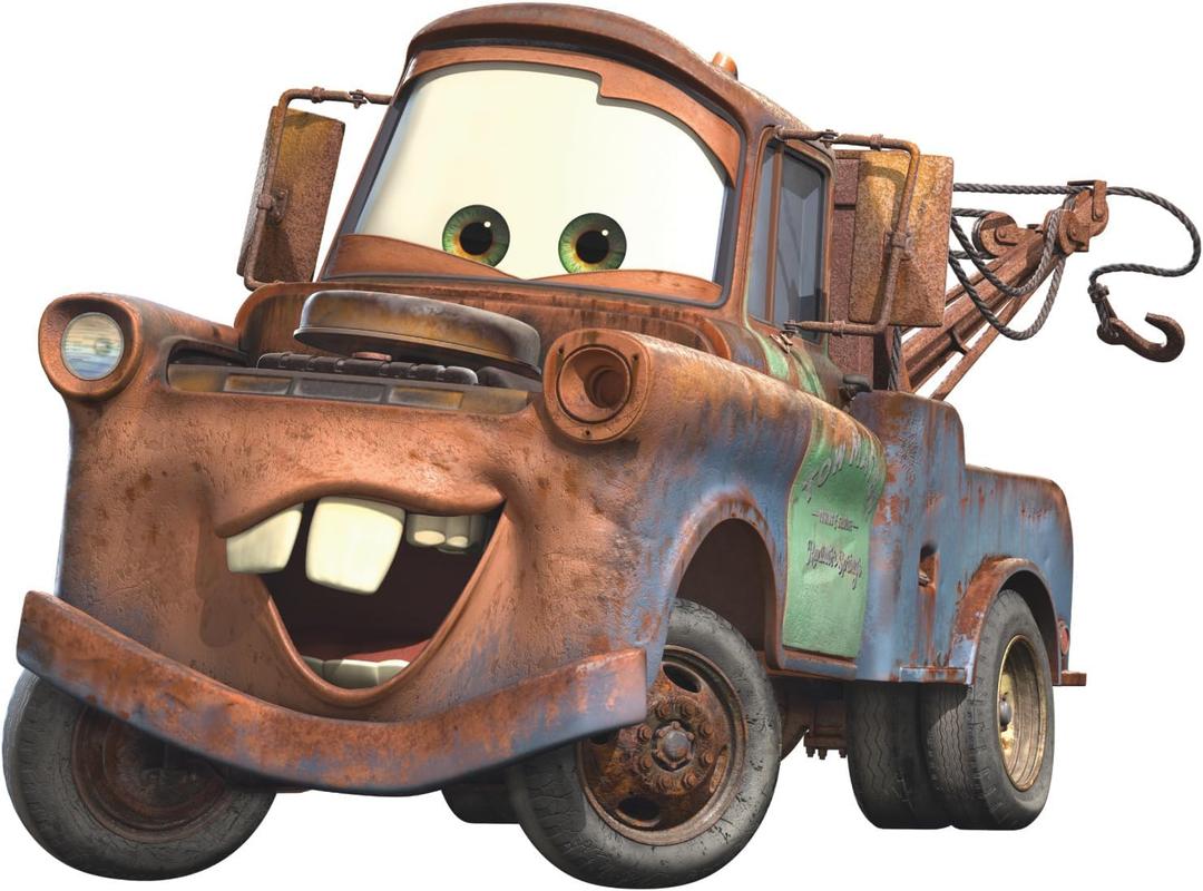Disney RoomMates RMK1519GM Pixar Cars Mater Peel and Stick Giant Wall Decal