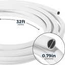 32ft 20mm Original Flexible Pipe for crafts, Extra Durable design, Tube Pipe for Fake Flowers, Prop Building, Balloon Arches, Stem Tubing for Floral Wedding Decor, DIY Arts & Craft