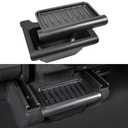 KUNIST 2026 New Model Y Juniper Backseat Trash Can Organizer TPE Storage Box with Anti-Slip Lid Cover Underseat Storage Tray for 2025-2026 Tesla Model Y Juniper Accessories