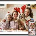 Digital Picture Frame 16.2 Inch Large Digital Photo Frame - 32GB Wall Mountable Wi-Fi Electronic Photo Frame, Auto-Rotate, Share Photos Video via App Email, Free Cloud, Christmas Gifts for Mom Dad