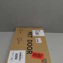 Fldofaves Dog Gate Indoor,18"-45" Extra Wide Metal Short Dog Gate to Step Over, 14" Tall Small Pet Gate with 3 Extension Kits, Pressure Mounted for Doorways & Stairs (White)