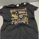 Birthday Squad Matching Stepping With The Birthday Queen T-Shirt S