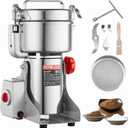 VEVOR 1000g Electric Grain Mill Grinder, High Speed 3000W Commercial Spice Grinders, Stainless Steel Pulverizer Powder Machine, for Dry Grains Spices Cereals Coffee Corn Pepper, Swing Type